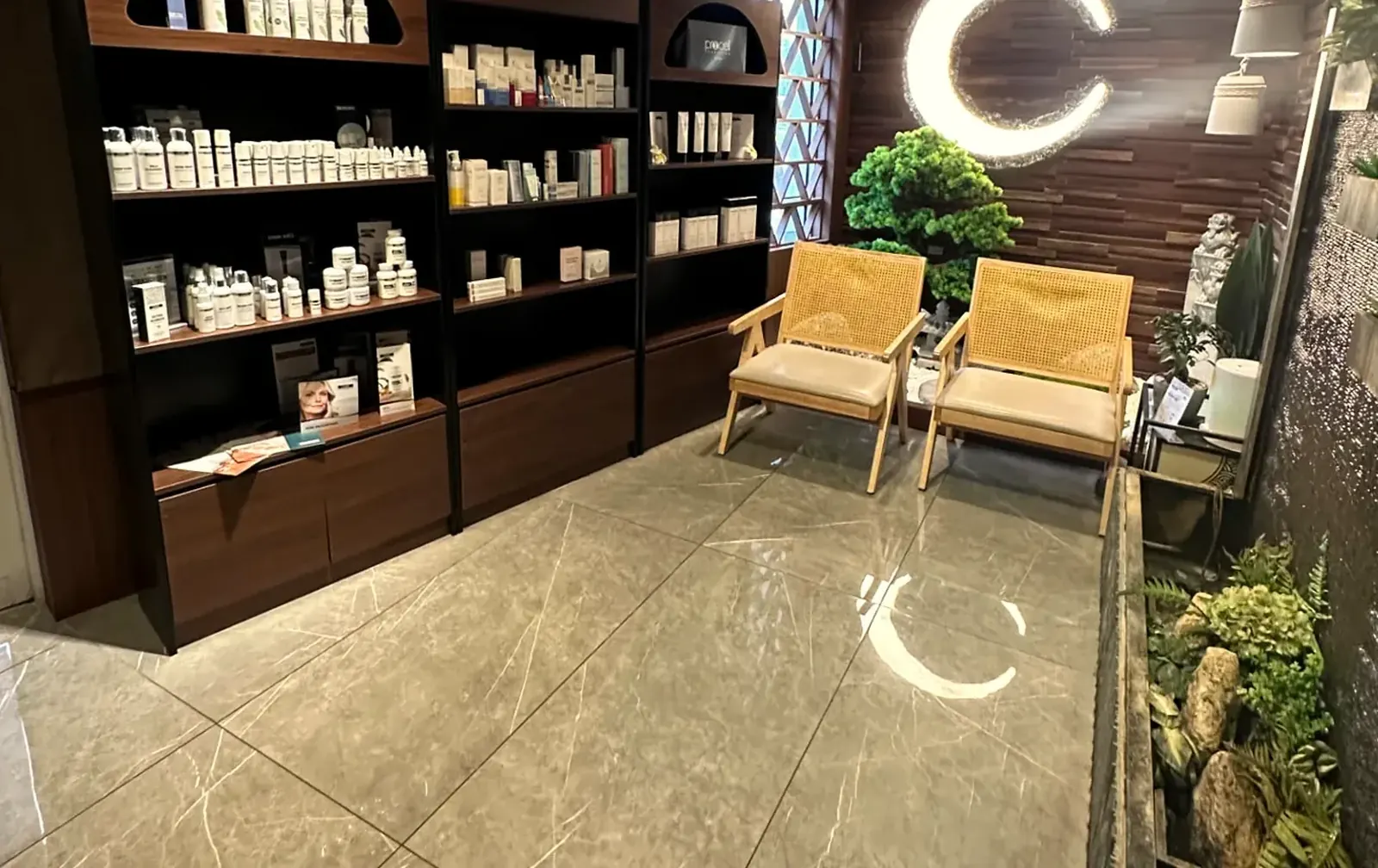 Facial lounge at Zenko Spa, serving Coral Springs